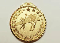 Медали спорт волейбола изготовленные на заказ, медали события литейной меди материальные изготовленные на заказ